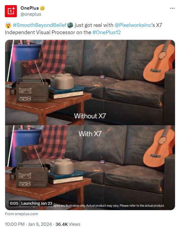 OnePlus Twitter Post- Simulation Video